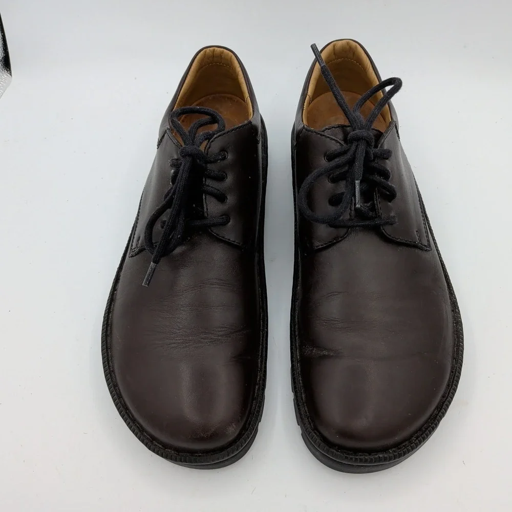 Birkenstock Footprints Oxford Mens EU 44 US 11 Brown Leather Lace Up Derby Shoes